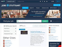 Tablet Screenshot of jobsinstuttgart.com
